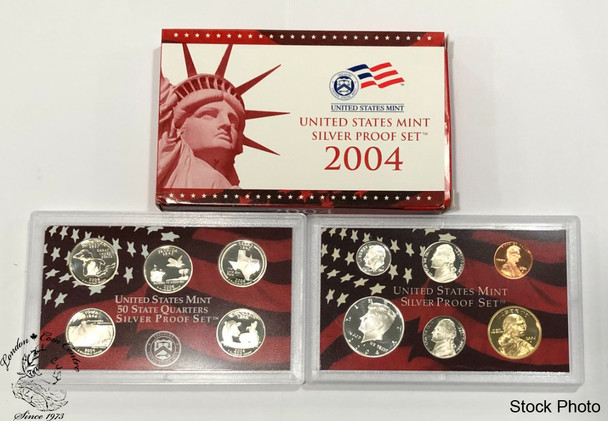 United States: 2004 Silver Proof Coin Set