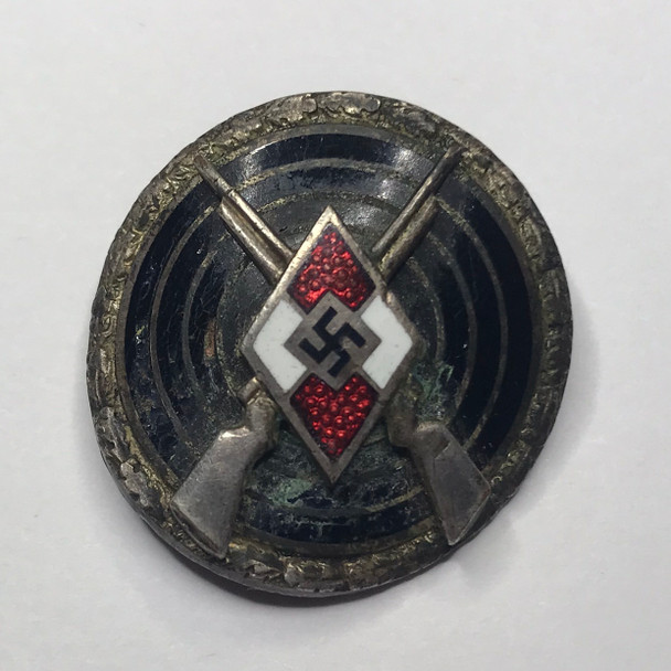 Germany: WWII-Era H.J. Silver Shooting Badge