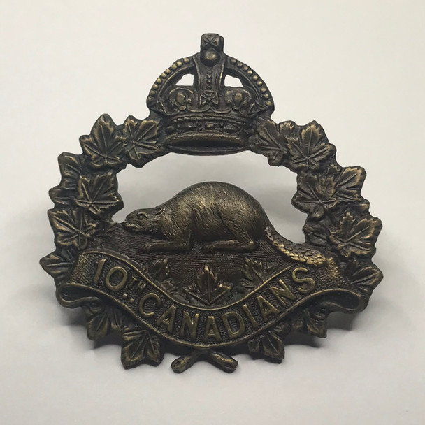 Canada: WWI Calgary 10th Overseas Battalion Cap Badge