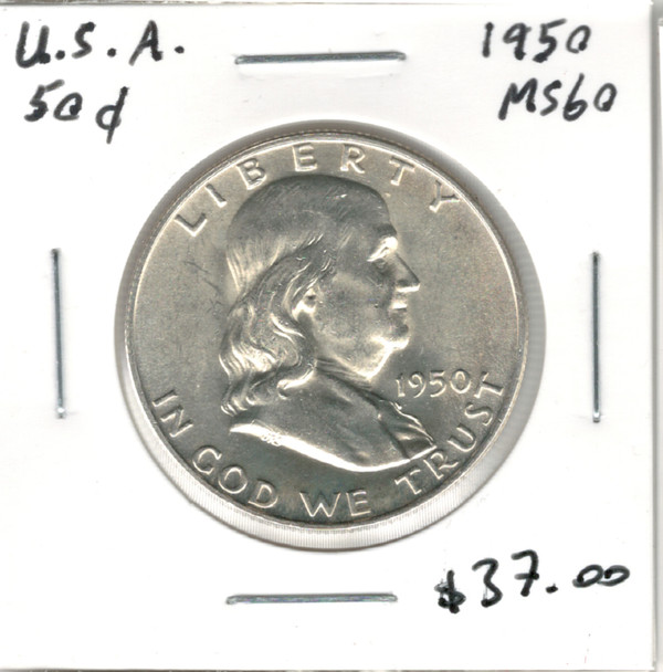 United States: 1950 50 Cent MS60