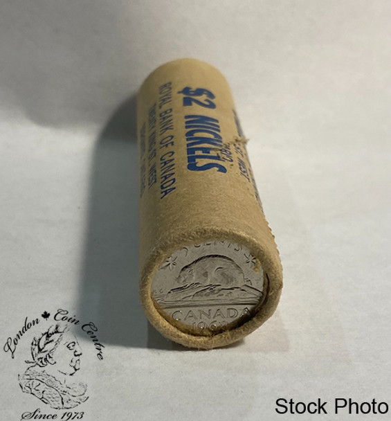 Canada: 1968 5 Cent Original Roll (40 Coins)