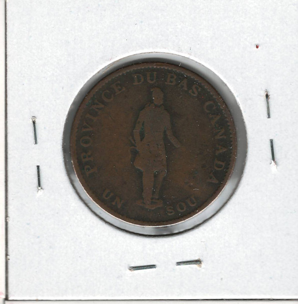 Banque De Peuple: 1837 Half Penny LC-8C1