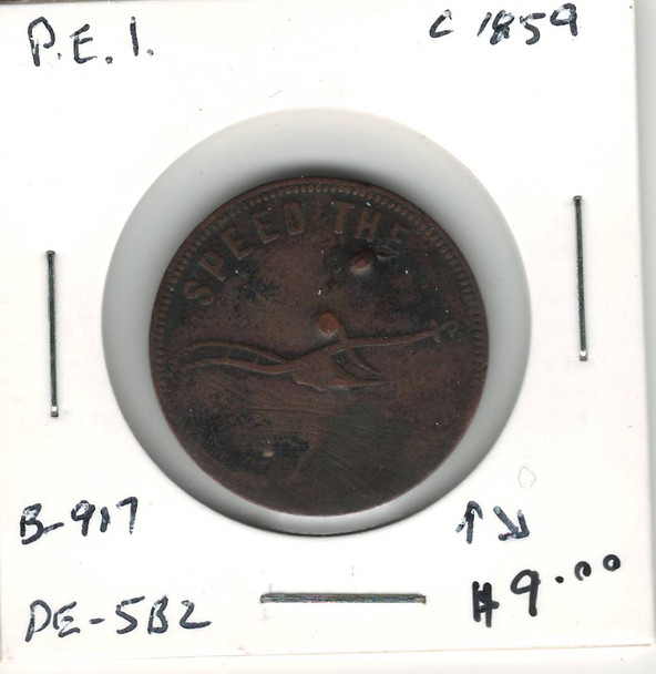 PEI: 1859 1 Cent PE-5B2
