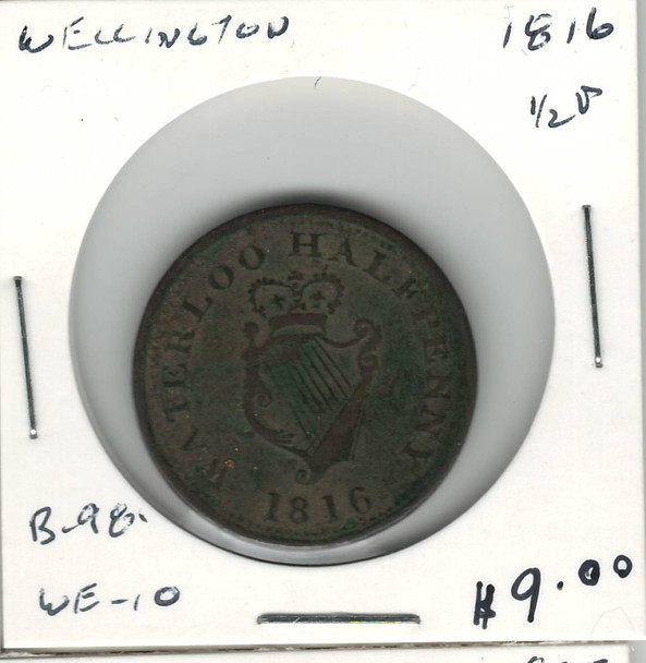 Wellington: 1816 Half Penny WE-10