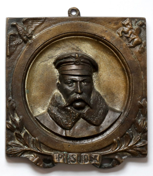 Poland: Józef Piłsudski High Relief Plaque / Medal