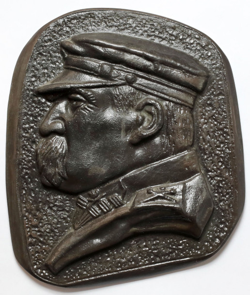 Poland: Józef Piłsudski High Relief Plaque /  Medal