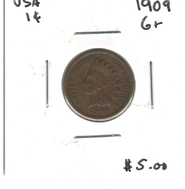 United States: 1909  1  Cent  G6