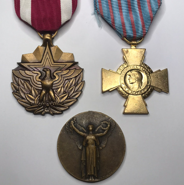 United States/France: Lot of 3 Medals