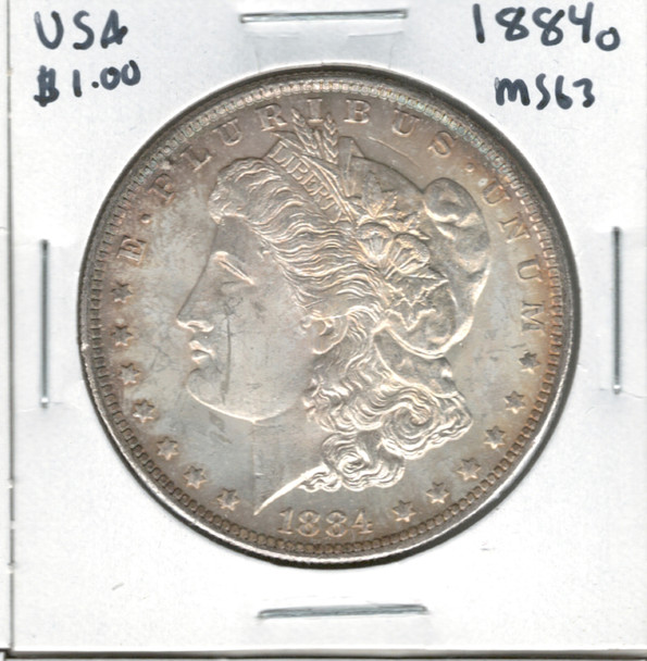 United States: 1884o Morgan Dollar MS63