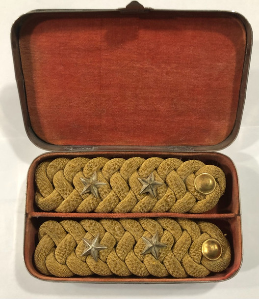 Japan: World War 2 Imperial Army Officer's Epaulettes in Box