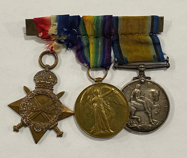 Great Britain: WWI Medal Trio Awarded to Reginald J Barrow Army Service Corps