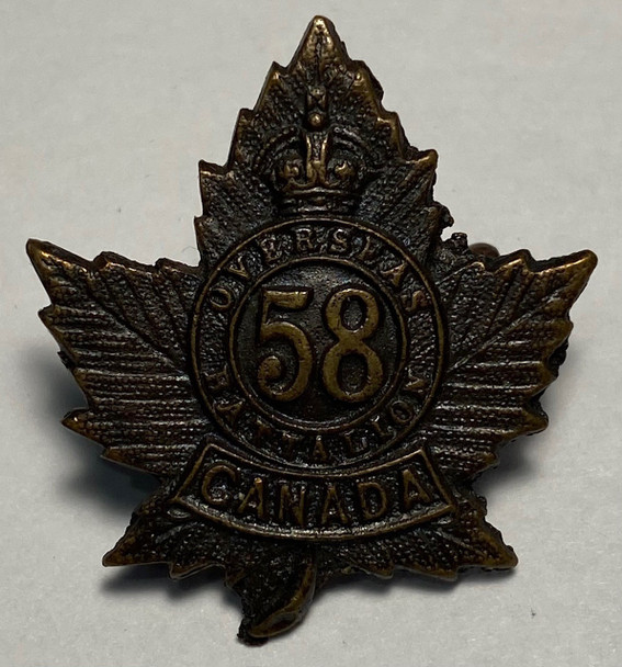 Canada: WWI 74th Battalion Collar Badge by Ellis