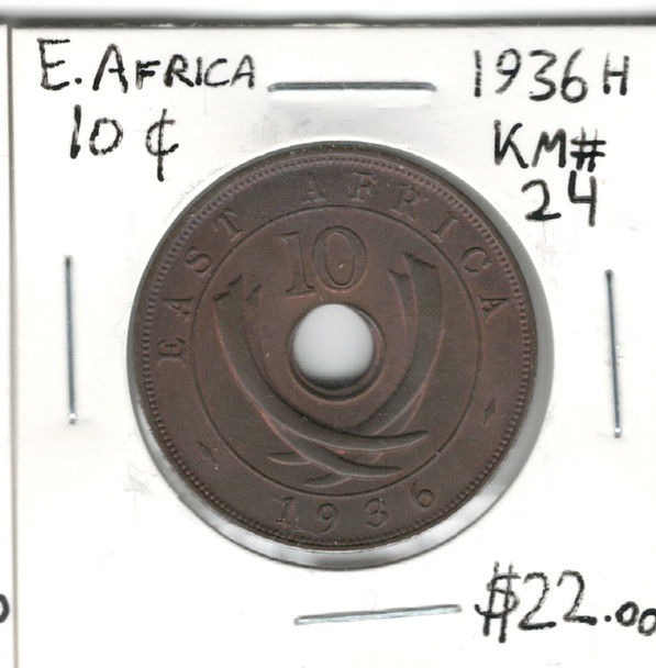 East Africa: 1936H 10 Cent