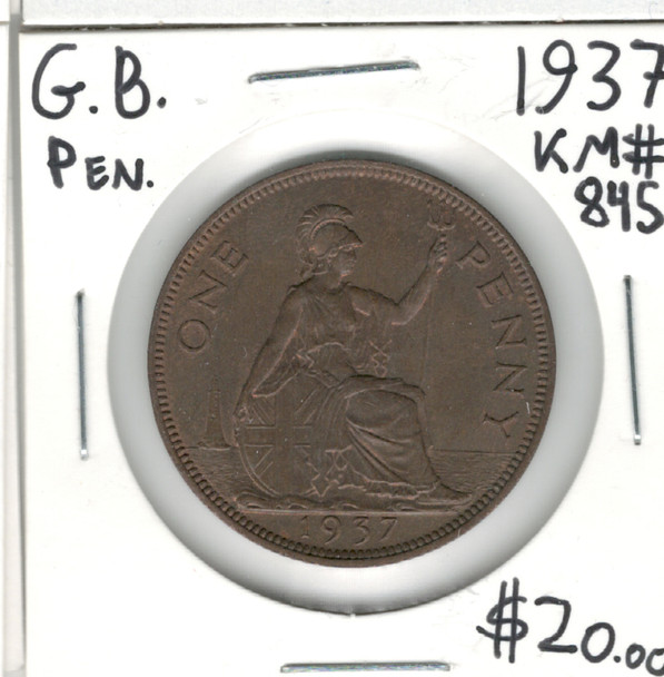 Great Britain:  1937 Penny