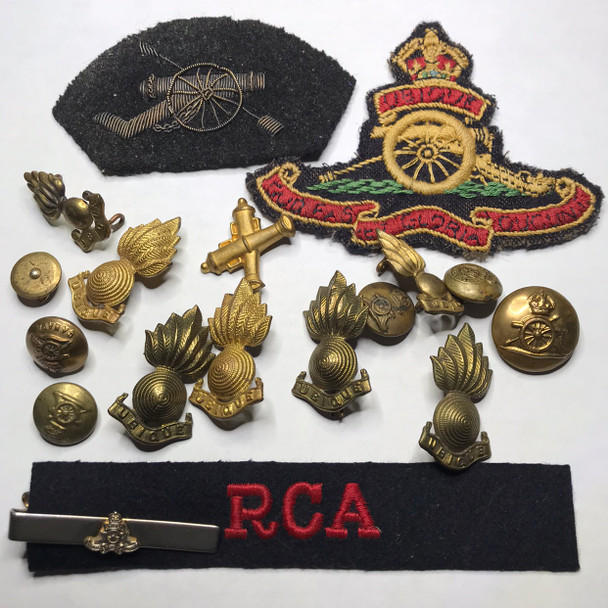 Group of Various Canadian Artillery Patches and Badges