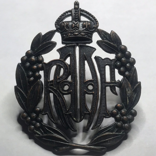 Royal Australian Air Force WWII Cap Badge, by W. Scully Montreal