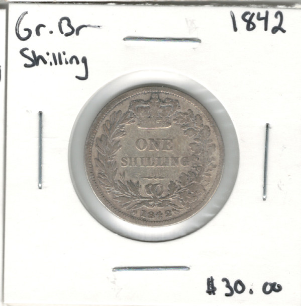 Great Britain: 1842  Shilling