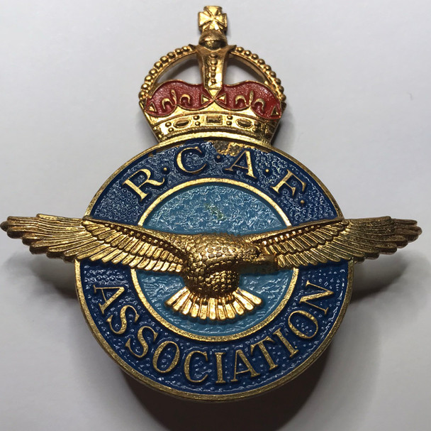 Royal Canadian Air Force Association Cap Badge, King's Crown