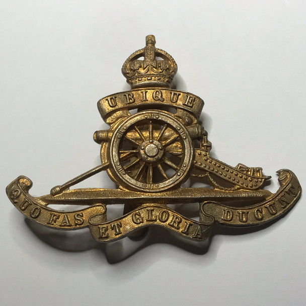 Royal Canadian Artillery WWI-II Cap Badge