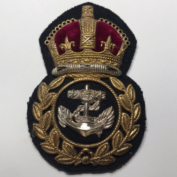 Great Britain: King's Crown Royal Navy Chief Petty Officer Cap Badge