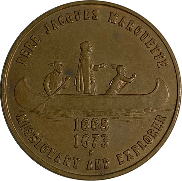 Canada or US: 1673-1973  Jaques Marquette Explorer Medal