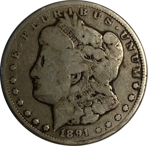 United States: 1891cc Morgan Dollar 