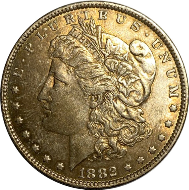 United States: 1882O Morgan Dollar MS60