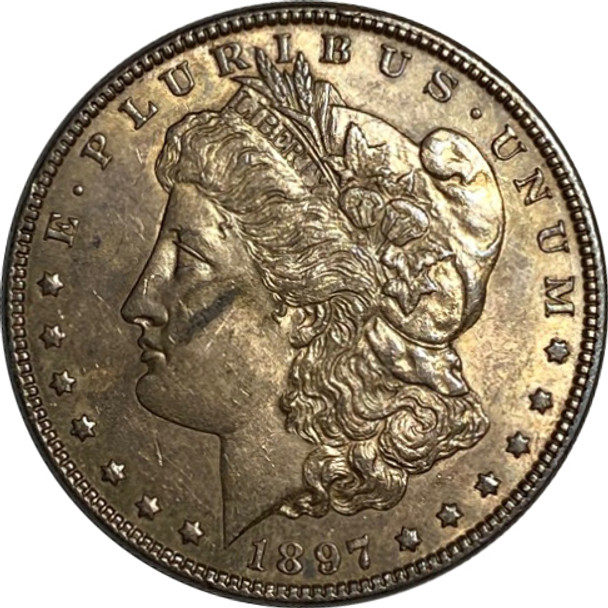 United States: 1897 Morgan Dollar MS60