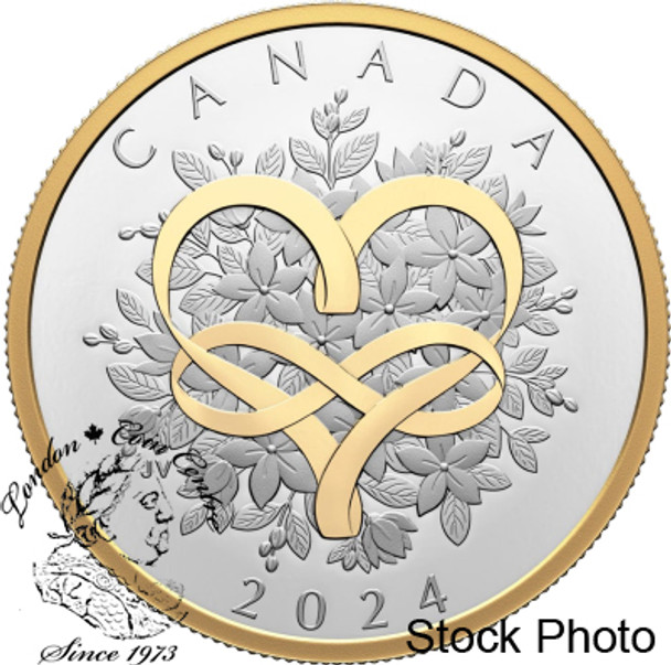 Canada: 2024 $20 Celebrate Love 1 oz Fine Silver Coin