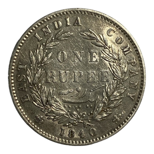 India: 1840 One Rupee