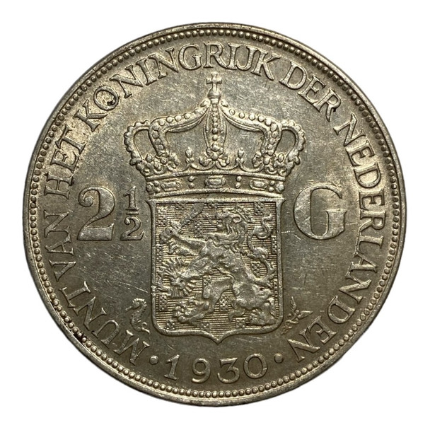 Netherlands:  1930 2 1/2 Gulden