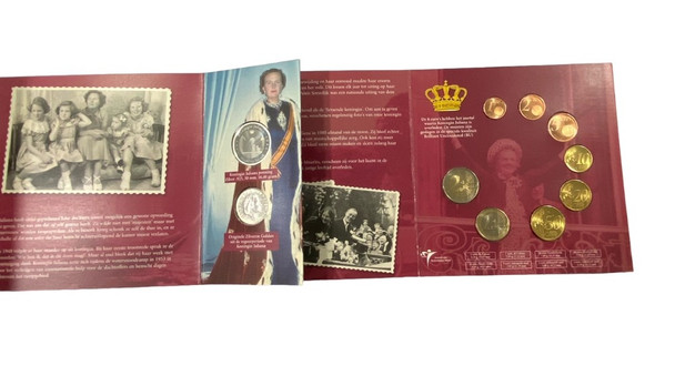 Netherlands: 2004 Koningin Juliana Euro Coin Set - Incl Silver