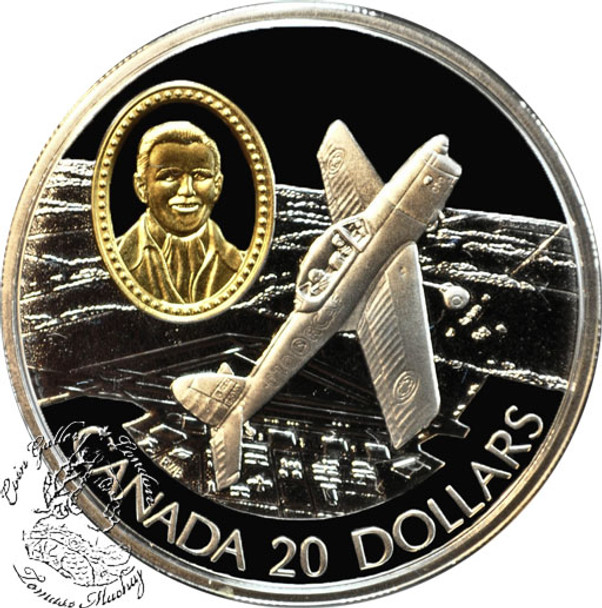 Canada: 1995 $20 DHC-1 Chipmunk Aviation Coin 2-2 *Scuffed Box*