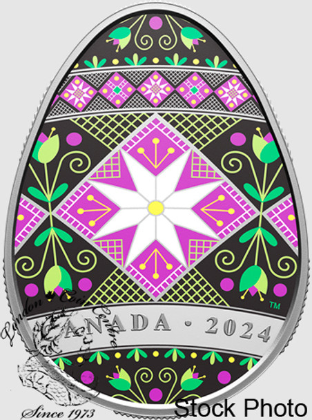 Canada: 2024 $20 Pysanka Pure Silver Coin