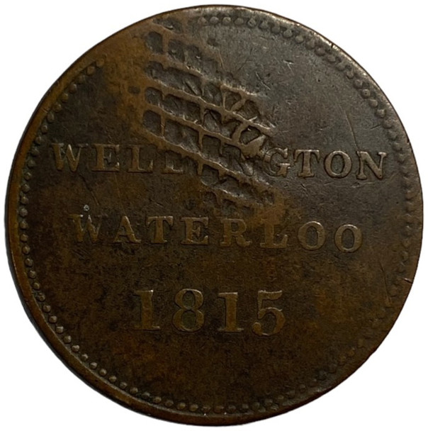 Canada: Wellington: 1815 Token; Breton 1003, CH. WE-14 Stamping Error