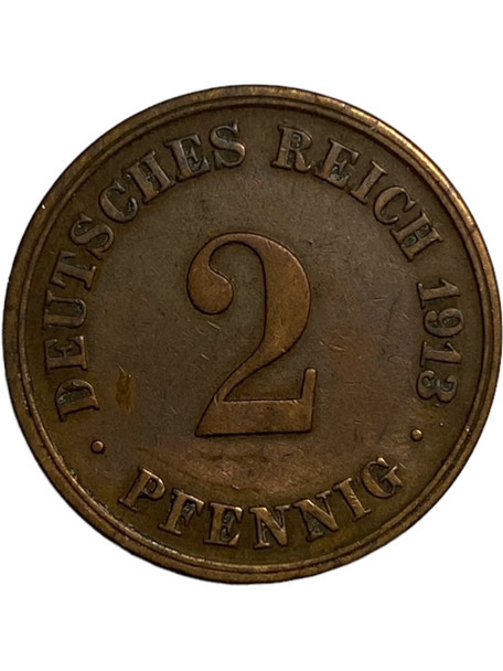Germany: 1913 2 Pfennig