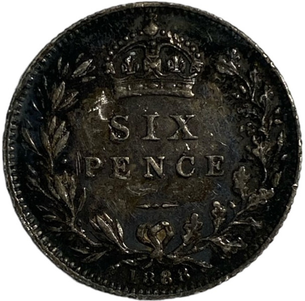 Great Britain: 1888 6 Pence