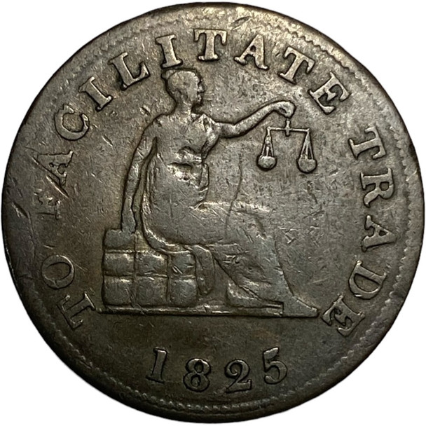 Canada: Lower Canada: 1825 Token To Facilitate Trade, Breton 992, CH. LC-53A2