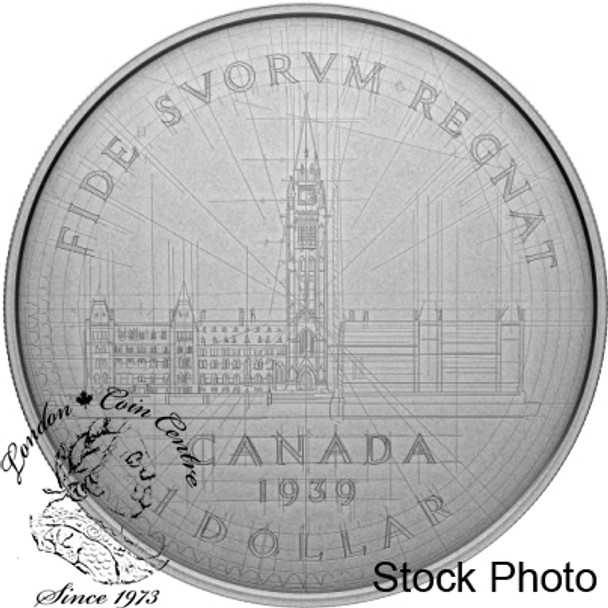 Canada: 2024 $1 Emanuel Hahn's Original Sketch: Parliament Silver Coin