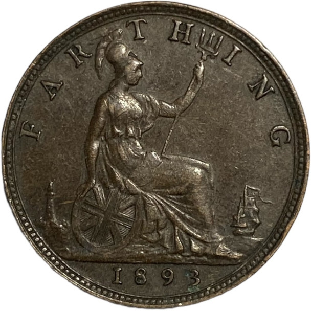 Great Britain:  1893  Farthing