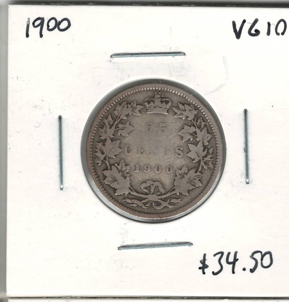 Canada: 1910 25 Cent VG10