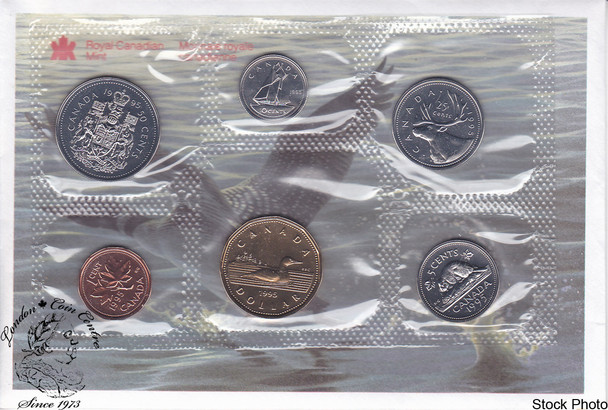 Canada: 1995 Proof Like / Uncirculated Coin Set *Writing on Envelope*