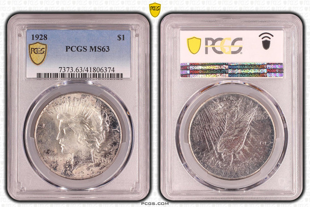 United States: 1928 Peace Dollar PCGS MS63