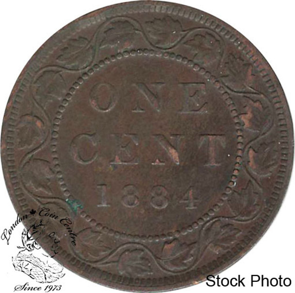 Canada: 1884 1 Cent Obv #2 VF20