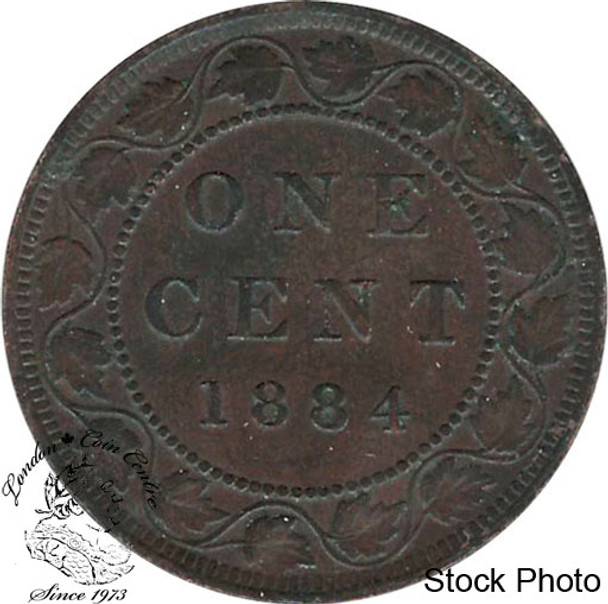 Canada: 1884 1 Cent Obv #2 EF40