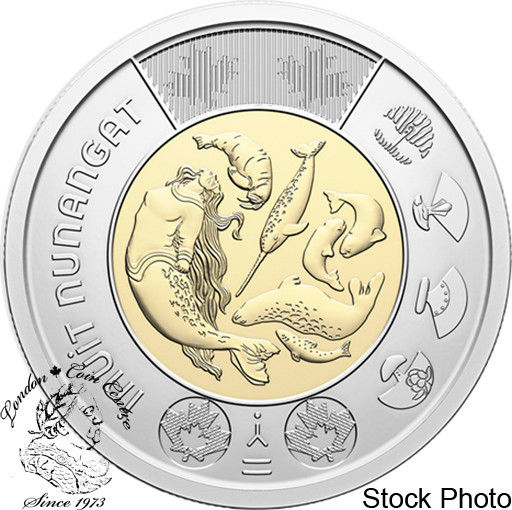 Canada: 2024 $2 Toonie Celebrating Inuit Nunangat Non-Coloured BU