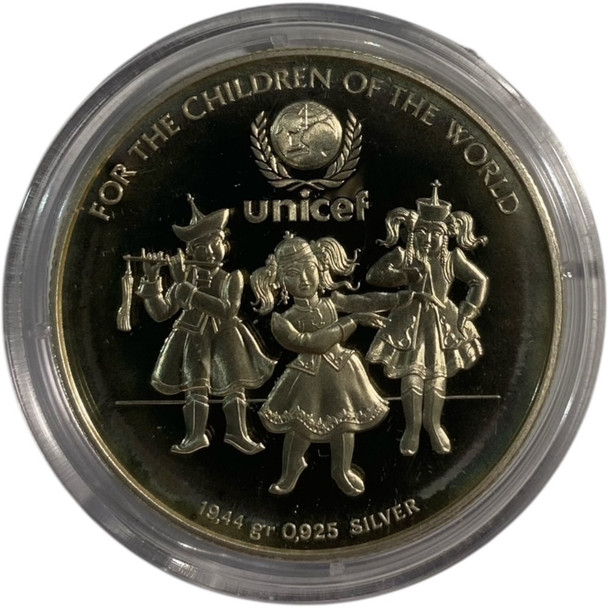 Mongolia: 1997 500 Tugrik Silver Proof