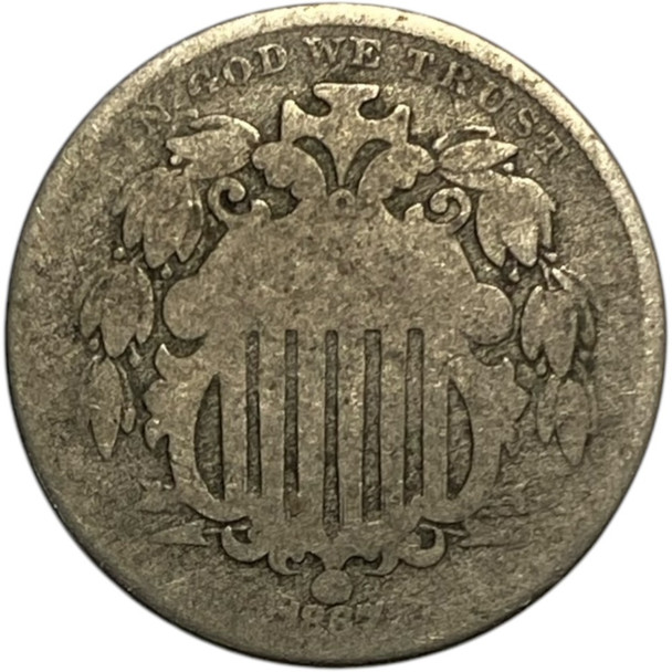 United States: 1867 5 Cent G4