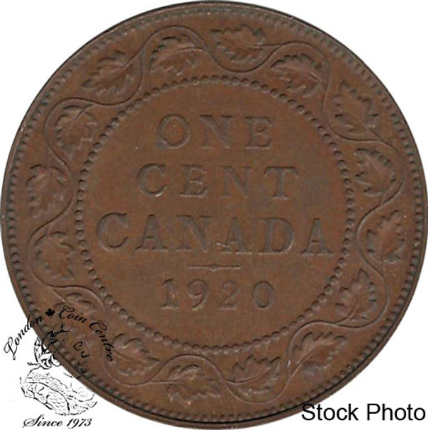 Canada: 1920 Large 1 Cent EF40