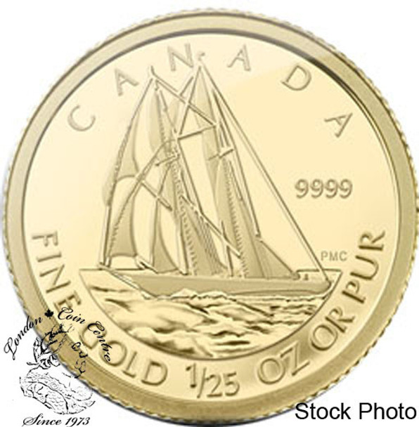 Canada: 2012 50 Cents Bluenose 1/25 oz Gold Coin ICCS PF68